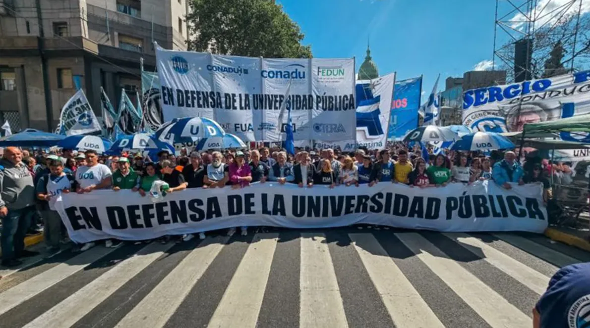 universidades gremios sindical marcha