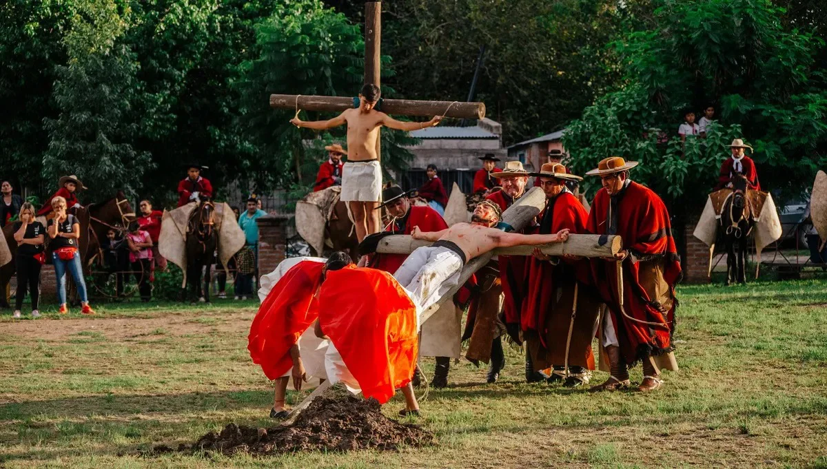 Víacrucis gaucho Metán